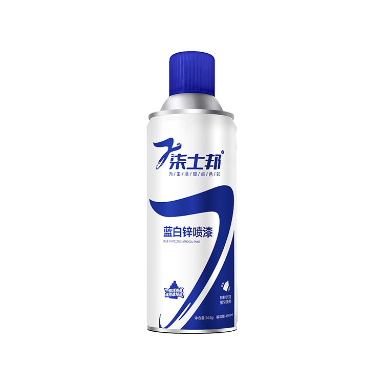 Blue White Zinc Aerosol Poena